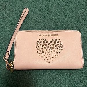 Michael Kors pink wallet